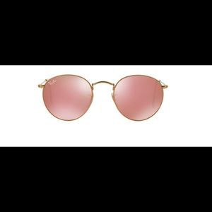 Rose Gold Round Ray Bans